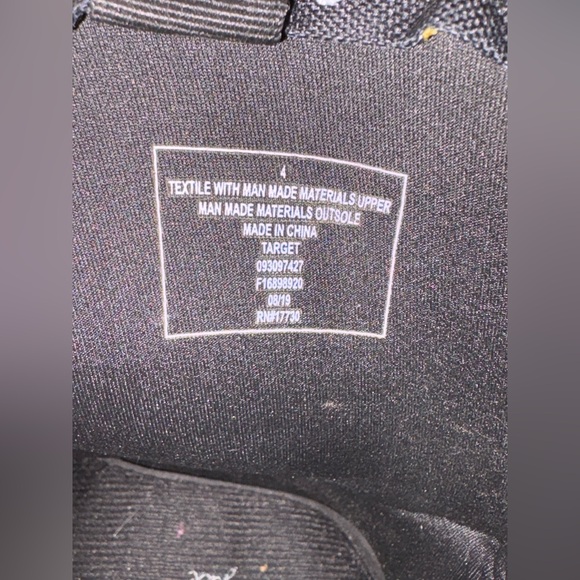 Big Kids Black Polka Dot Snow/Rain Boots size 4 - Picture 6 of 9